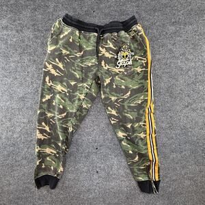 Staple Pigeon Jogger Pants Mens XL (Fits Large) Camo Fleece Lined Sweatpants